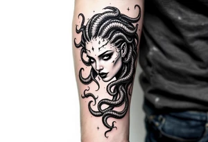 lady medusa tattoo tattoo idea