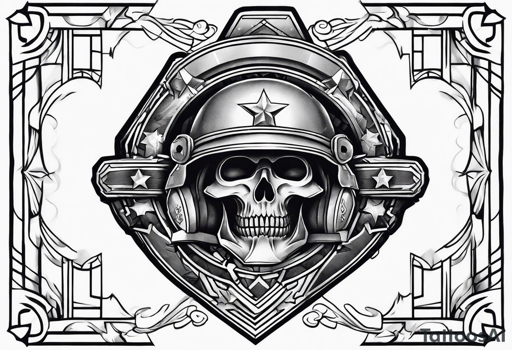 Military sleeve tattoo idea