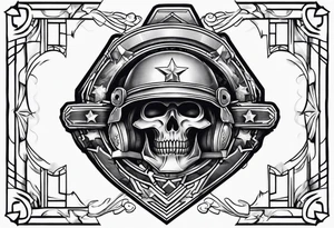 Military sleeve tattoo idea