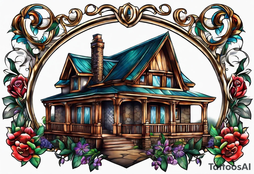 House tattoo idea