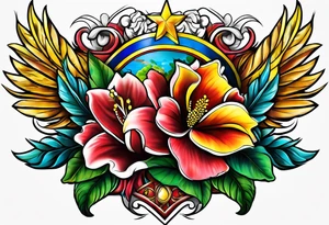 The word "Venezuela" tattoo idea