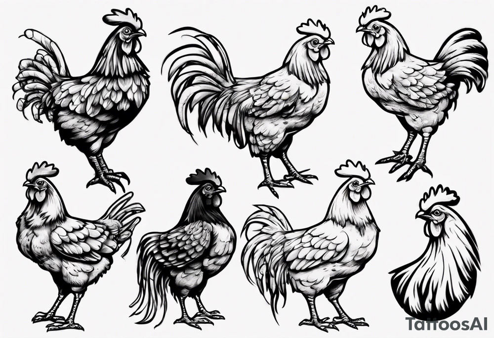 Chicken tattoo idea