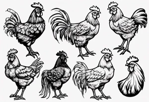 Chicken tattoo idea