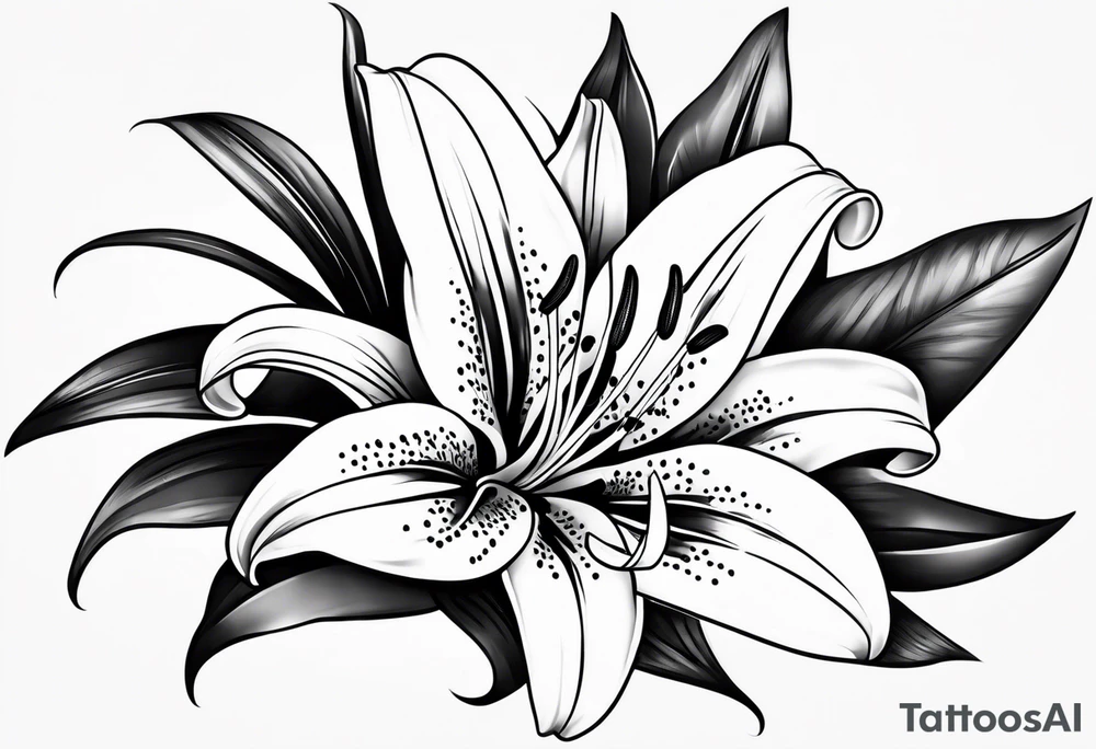 Lily tattoo idea