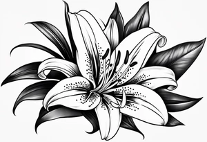 Lily tattoo idea
