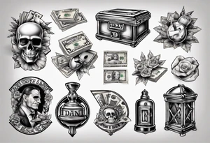 money in the bank tattoo idea