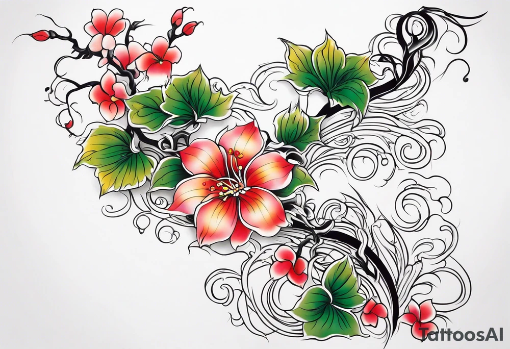 Delicate Vines crawling up the arm. tattoo idea