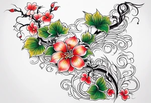 Delicate Vines crawling up the arm. tattoo idea