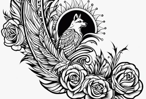 bearpaw half sleeve tattoo idea