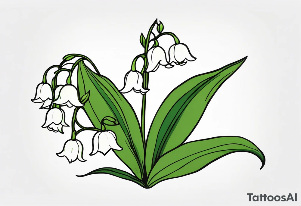 Lily of the valley tattoo idea