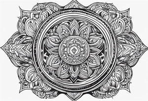 Armenian eternity symbol tattoo idea