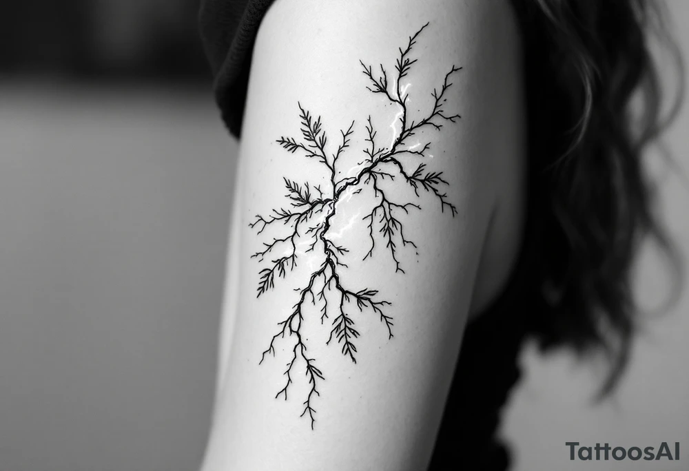 Lightning tattoo idea