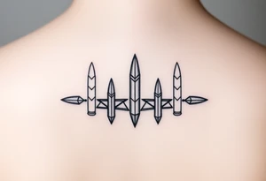 Bullets for the trim tattoo idea