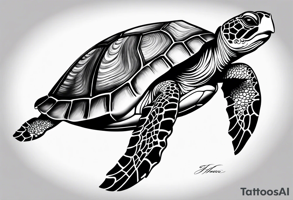 hawaii turtle tattoo idea