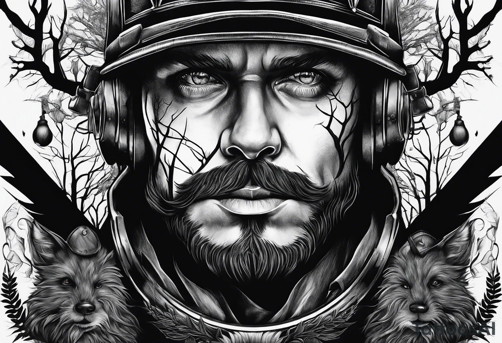 Dark Forest, Mine, Miner tattoo idea