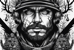 Dark Forest, Mine, Miner tattoo idea