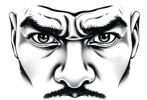 the words action beats anxiety with someone eyes who look extremely focused use lebron James game 6 vs Celtics tattoo idea
