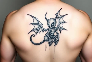 Soot sprite on hip tattoo idea