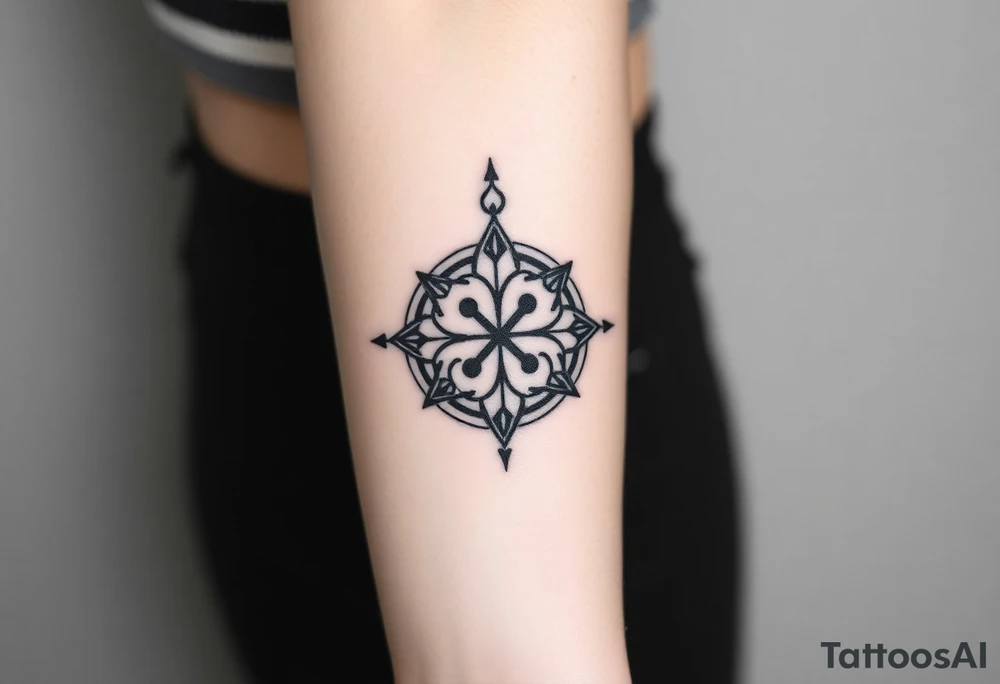 viking rune of love tattoo idea