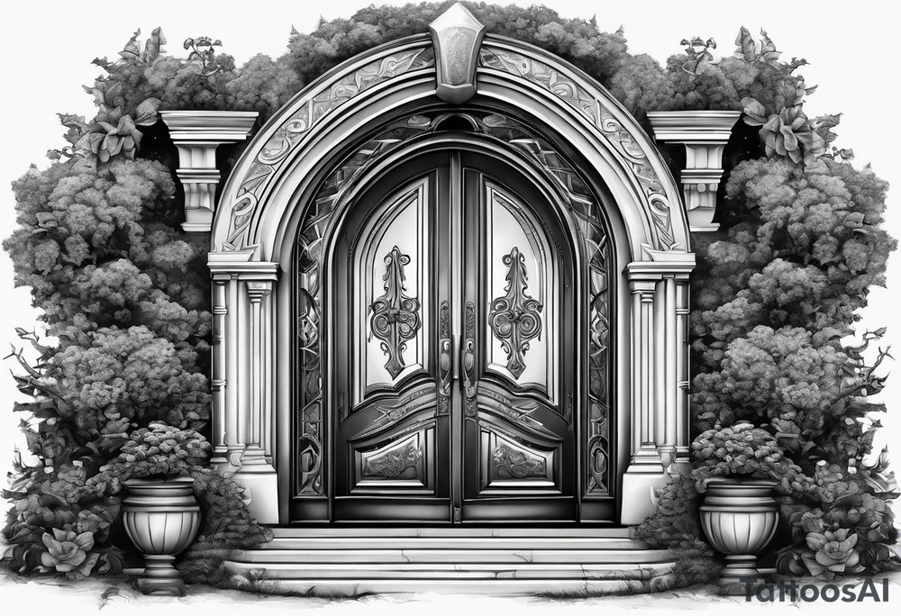 Wizardry, Doors, Weapons, Fantasy tattoo idea