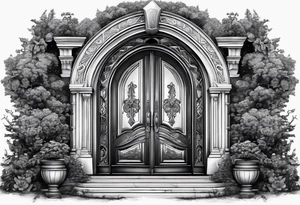 Wizardry, Doors, Weapons, Fantasy tattoo idea