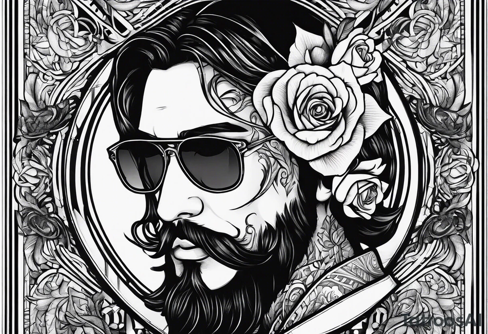 Unconditional love man tattoo idea