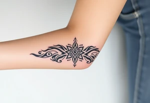 Anastacia in old English long beach California theme tattoo idea