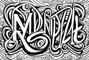 Spell Zendaya tattoo idea
