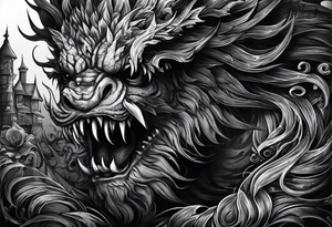 The monsters were never under my bed.
Because the monsters were inside my head.
I fear no monsters, for no monsters I see.
Because all this time the monster has been me. tattoo idea