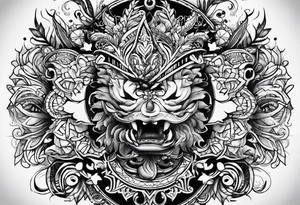 discipline and consistency words tattoo idea