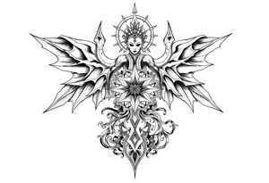 Reincarnation mythology tattoo idea