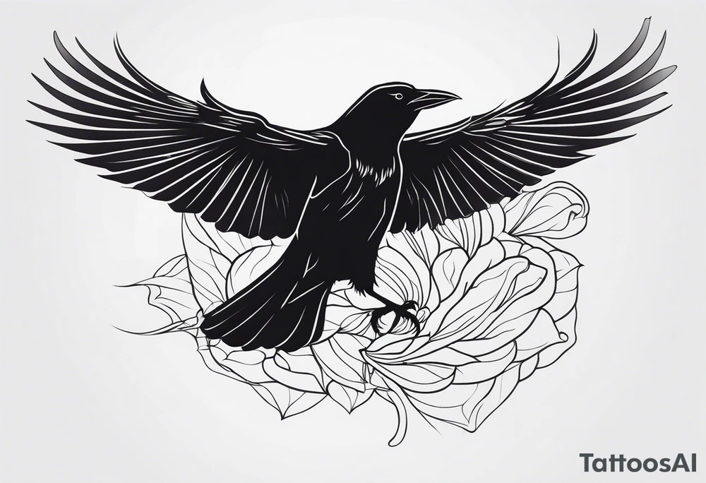 Crow tattoo idea