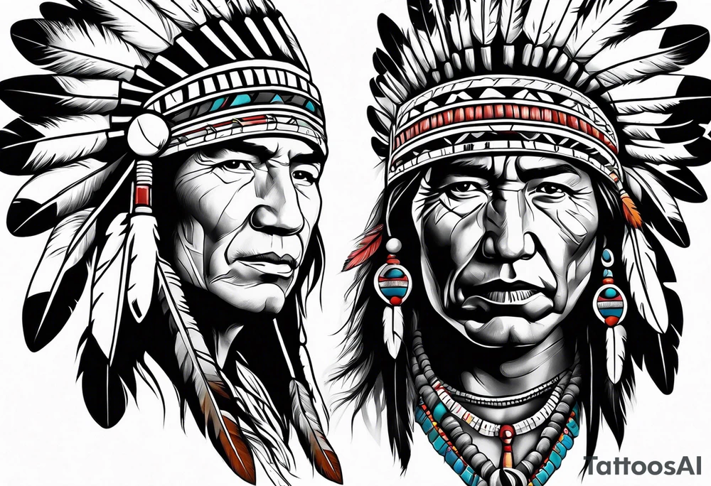 Native American Smudging tattoo idea