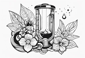 A pretty bong tattoo idea