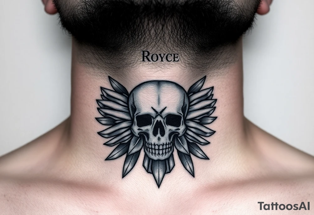 Rolls royce with the word hustler and a skull money girls and drugs for throat tattoo idea