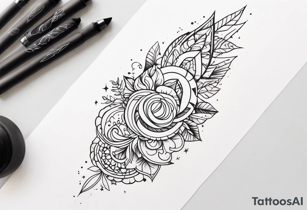 Arm sleeve tattoo idea