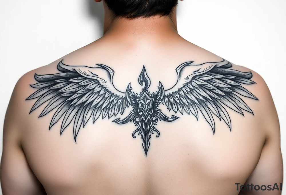 тату - візерунок з українською військовою тематикою tattoo idea