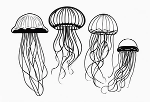 jellyfish tattoo idea