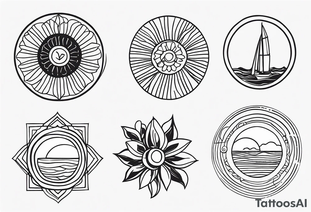 Acapulco inspired tattoos for women tattoo idea