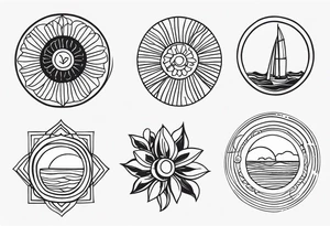 Acapulco inspired tattoos for women tattoo idea