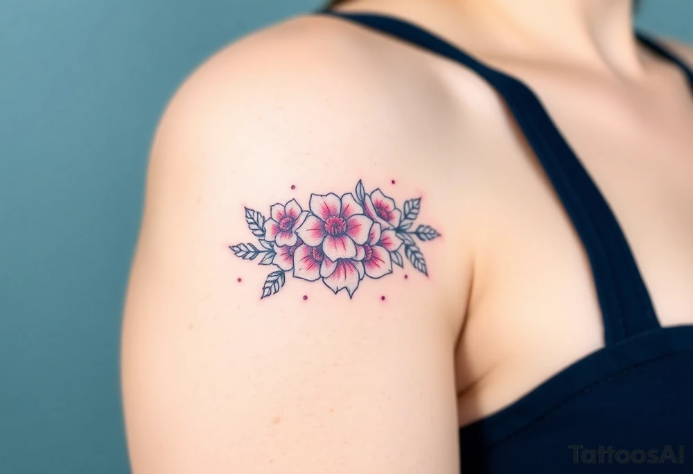 Flower crown tattoo idea