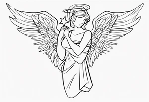 Christmas Angel tattoo idea