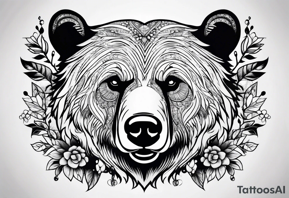 A bear tattoo idea