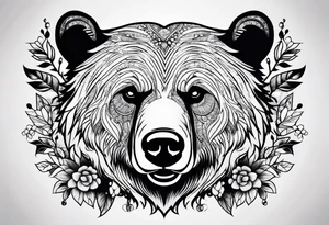 A bear tattoo idea