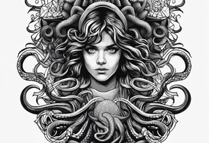stranger things tentacle shadow monster tattoo idea