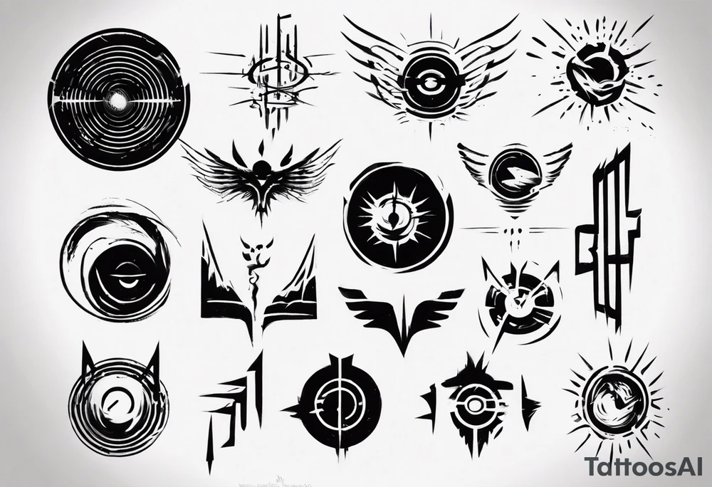 God, text, soundwave tattoo idea