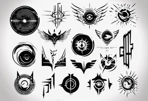 God, text, soundwave tattoo idea