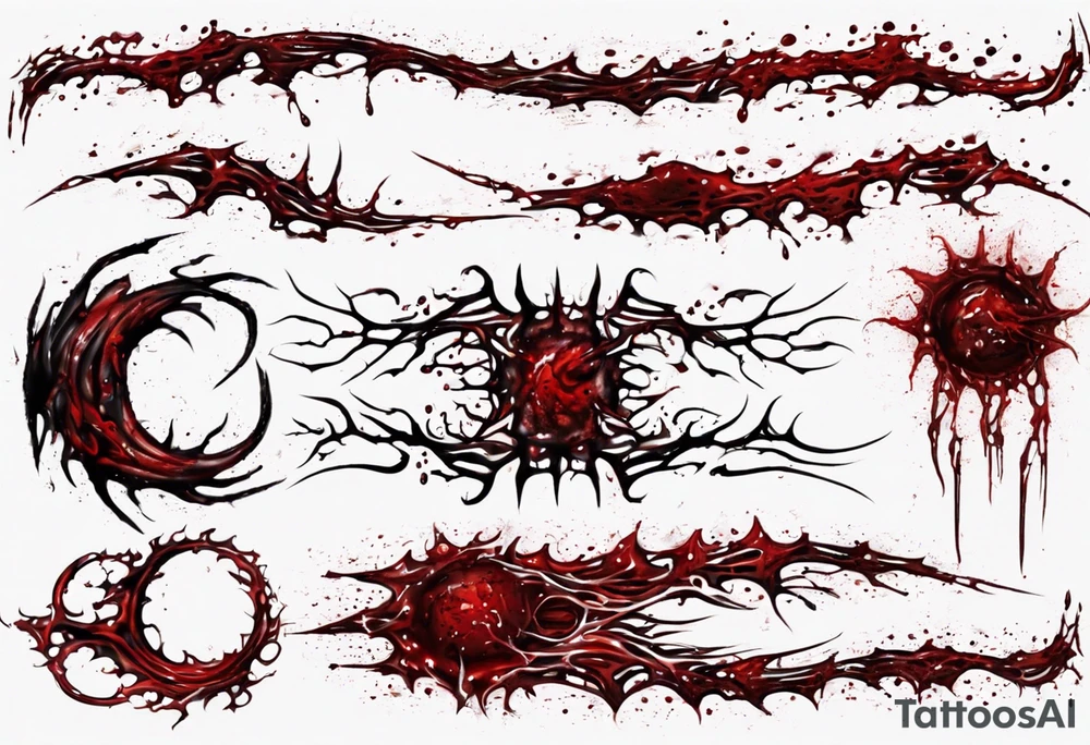 Blood
Texture
Tendrils 
Holes
Sharp
Horror
Visceral
Edges tattoo idea