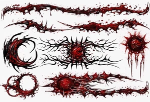 Blood
Texture
Tendrils 
Holes
Sharp
Horror
Visceral
Edges tattoo idea