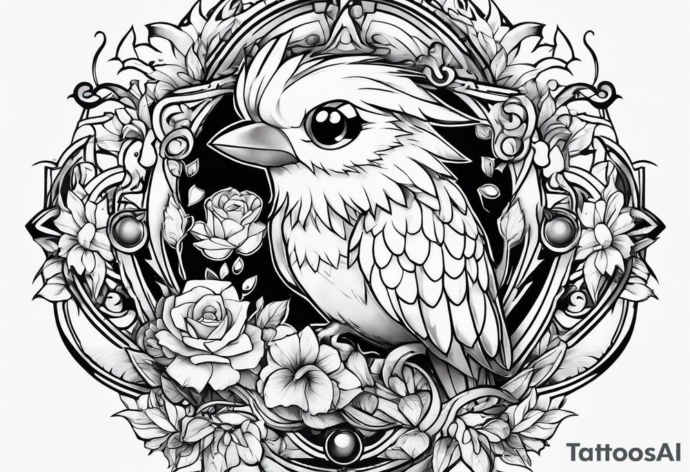 Antisocial Pokemon tattoo idea